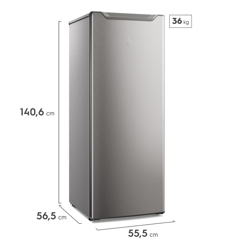 Geladeira Electrolux 213L Uma Porta com Freezer Duas Estrelas Cor